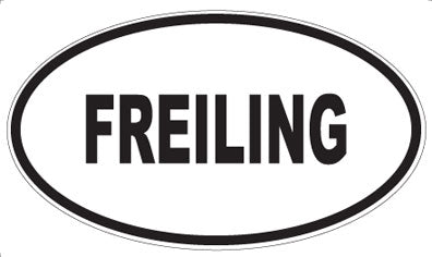 FREILING - Oval Sticker