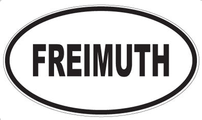 FREIMUTH - Oval Sticker
