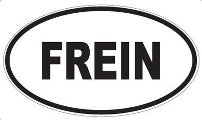 FREIN - Oval Sticker