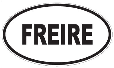 FREIRE - Oval Sticker