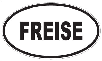 FREISE - Oval Sticker
