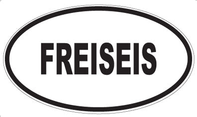 FREISEIS - Oval Sticker