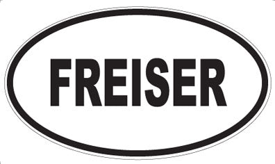 FREISER - Oval Sticker