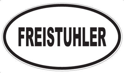 FREISTUHLER - Oval Magnet