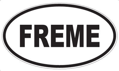 FREME - Oval Magnet
