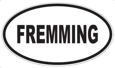 FREMMING - Oval Magnet