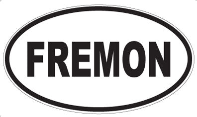 FREMON - Oval Sticker