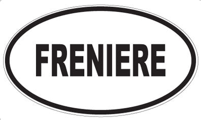 FRENIERE - Oval Magnet