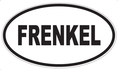 FRENKEL - Oval Sticker