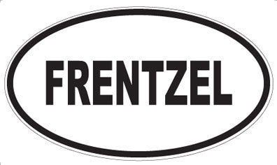 FRENTZEL - Oval Magnet