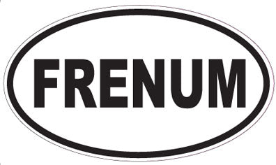 FRENUM - Oval Sticker