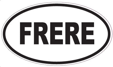 FRERE - Oval Sticker