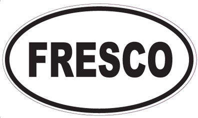 FRESCO - Oval Sticker