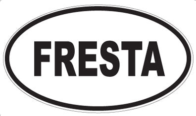 FRESTA - Oval Sticker