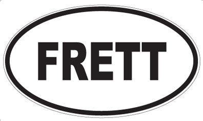 FRETT - Oval Magnet