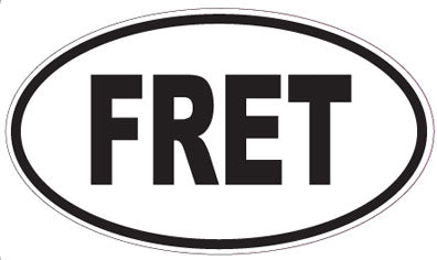 FRET - Oval Sticker