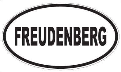 FREUDENBERG - Oval Sticker