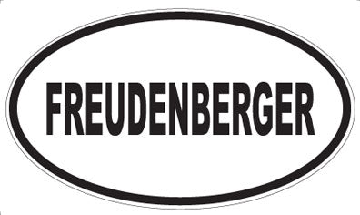 FREUDENBERGER - Oval Sticker