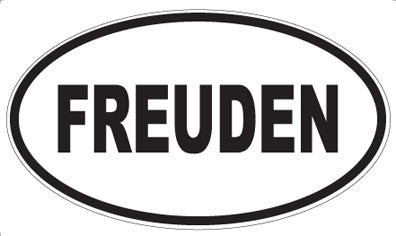 FREUDEN - Oval Magnet