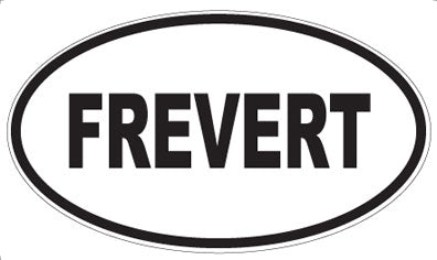 FREVERT - Oval Sticker