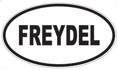 FREYDEL - Oval Sticker