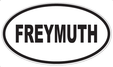 FREYMUTH - Oval Sticker