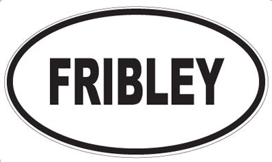 FRIBLEY - Oval Magnet