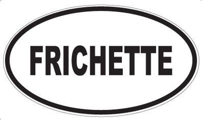 FRICHETTE - Oval Magnet