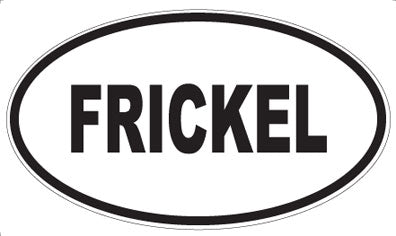 FRICKEL - Oval Magnet