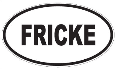 FRICKE - Oval Magnet