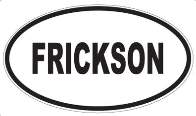 FRICKSON - Oval Magnet