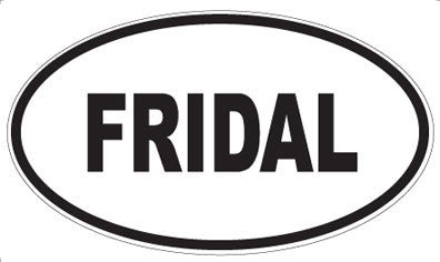FRIDAL - Oval Magnet