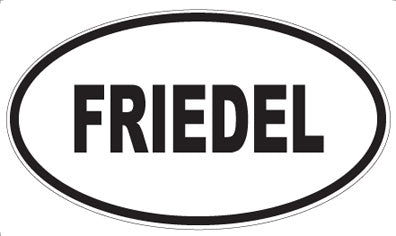 FRIEDEL - Oval Magnet
