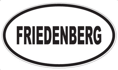 FRIEDENBERG - Oval Magnet