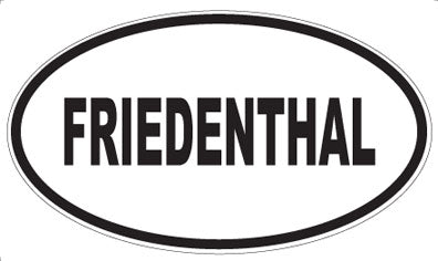 FRIEDENTHAL - Oval Magnet
