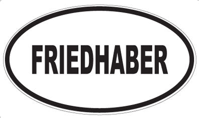 FRIEDHABER - Oval Magnet