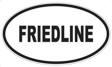 FRIEDLINE - Oval Magnet