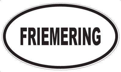 FRIEMERING - Oval Magnet