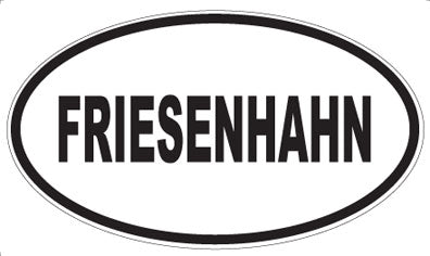 FRIESENHAHN - Oval Magnet