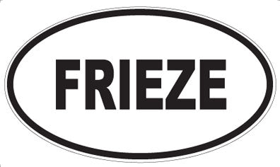 FRIEZE - Oval Magnet