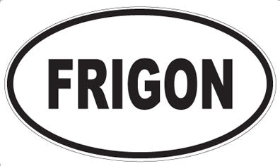 FRIGON - Oval Sticker