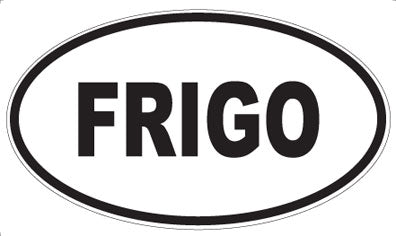 FRIGO - Oval Magnet