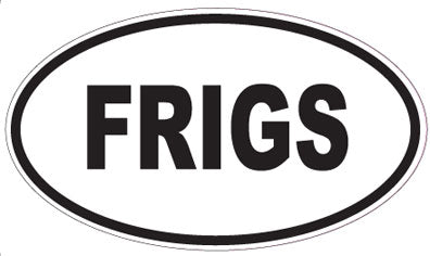 FRIGS - Oval Magnet