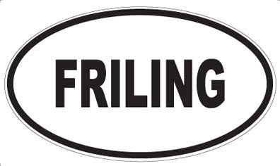 FRILING - Oval Magnet