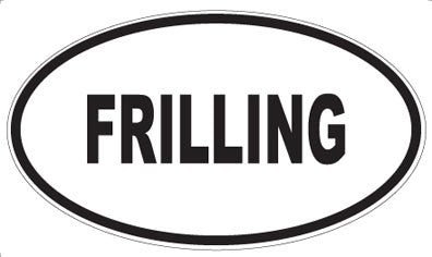 FRILLING - Oval Magnet