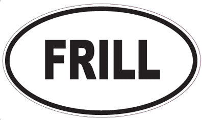 FRILL - Oval Magnet
