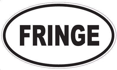 FRINGE - Oval Sticker