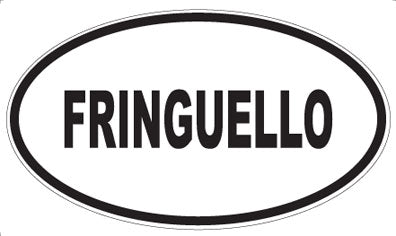 FRINGUELLO - Oval Magnet