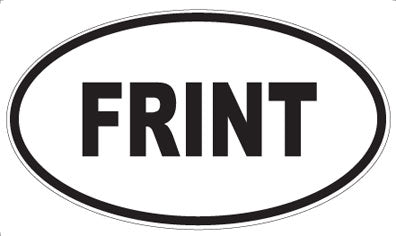 FRINT - Oval Magnet