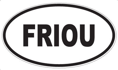 FRIOU - Oval Magnet